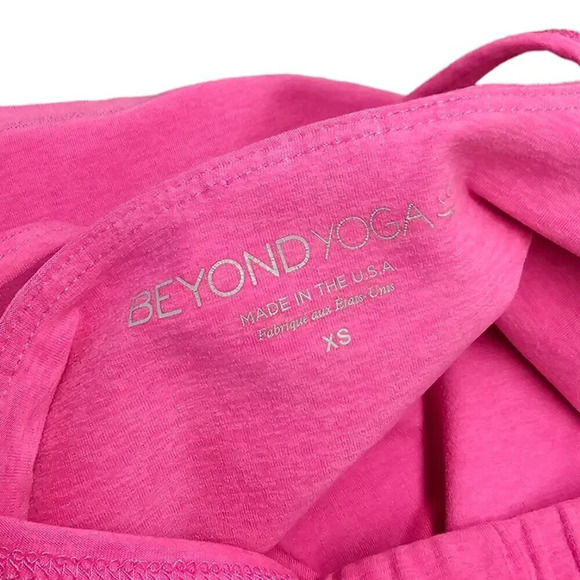Beyond  Yoga Spacedye Shapeshift Cropped Tank Size XS Pink - Picture 5 of 5